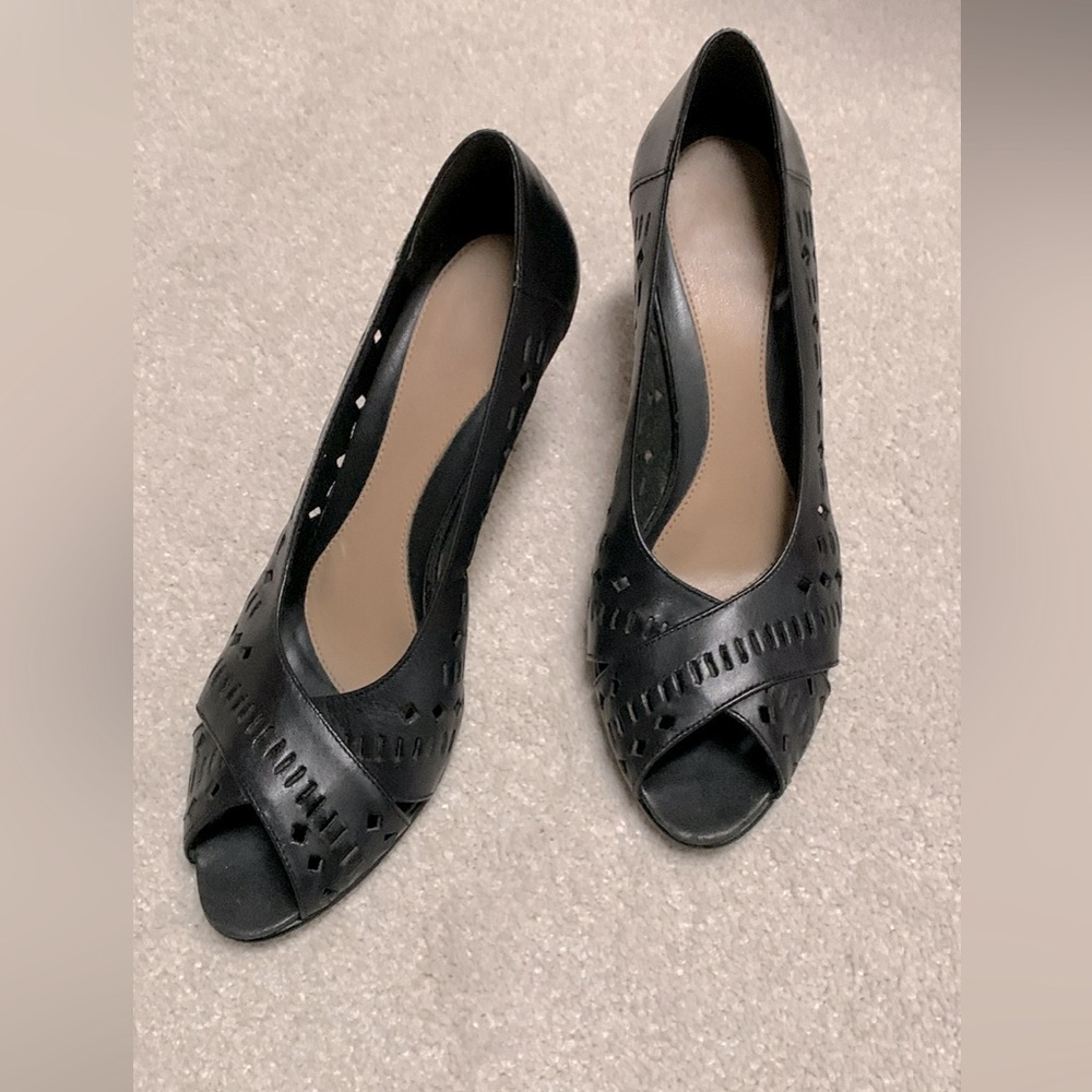 Nine West Flex Perforated Leather Heels